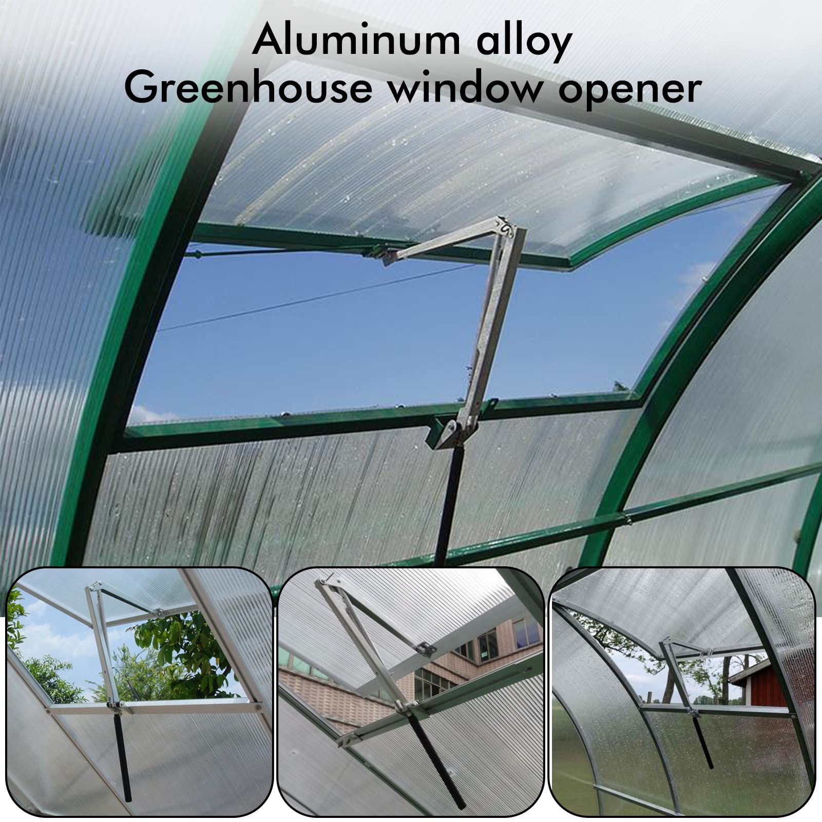 Ouverture Automatique de la fenêtre Thermo-Greenhouse Trou de Ventilation Toit de Serre Automatique Thermique Solaire Autovent