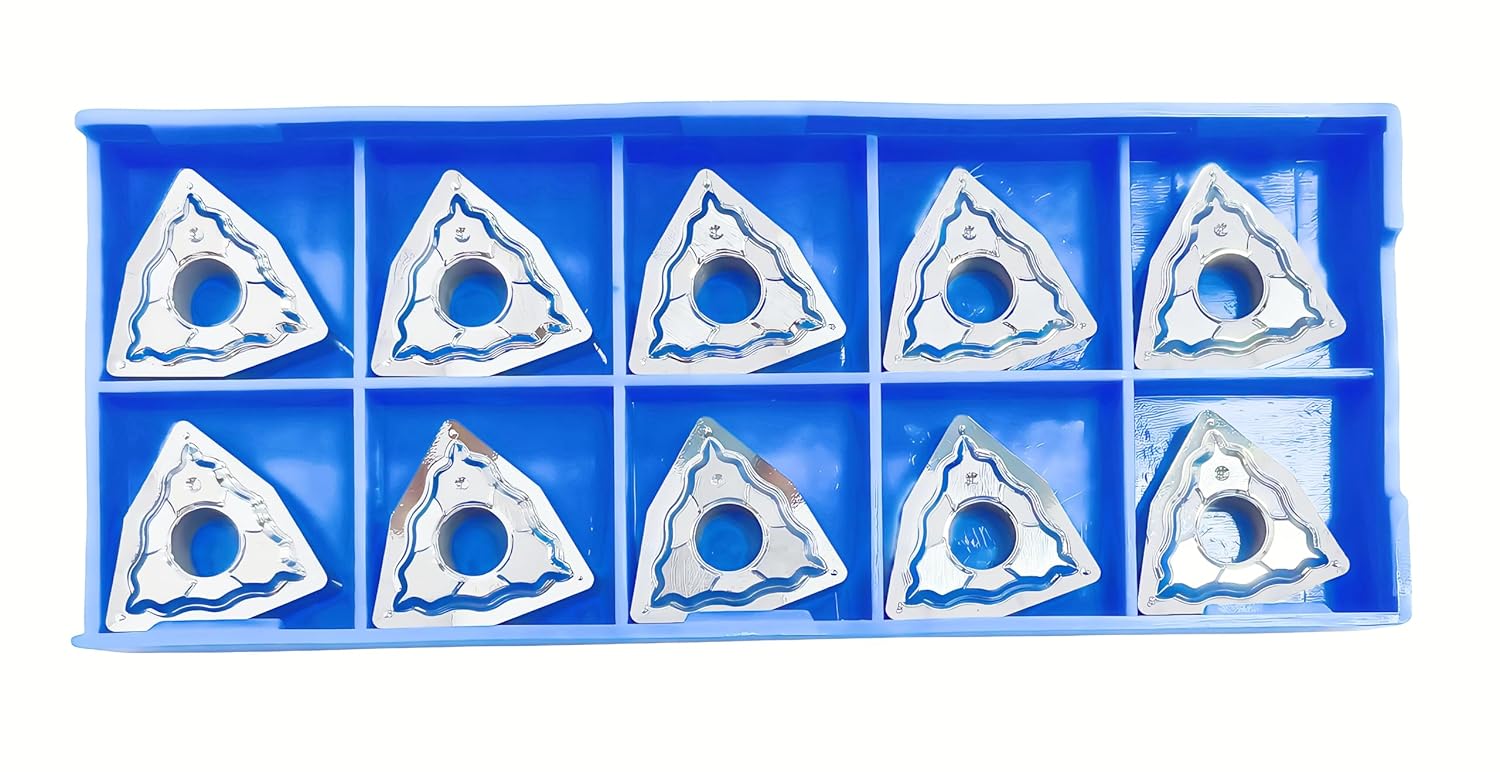 Carbide Inserts for Aluminum WNMG432/ WNMG080408 for Turning Cutting Tools10 PCS.