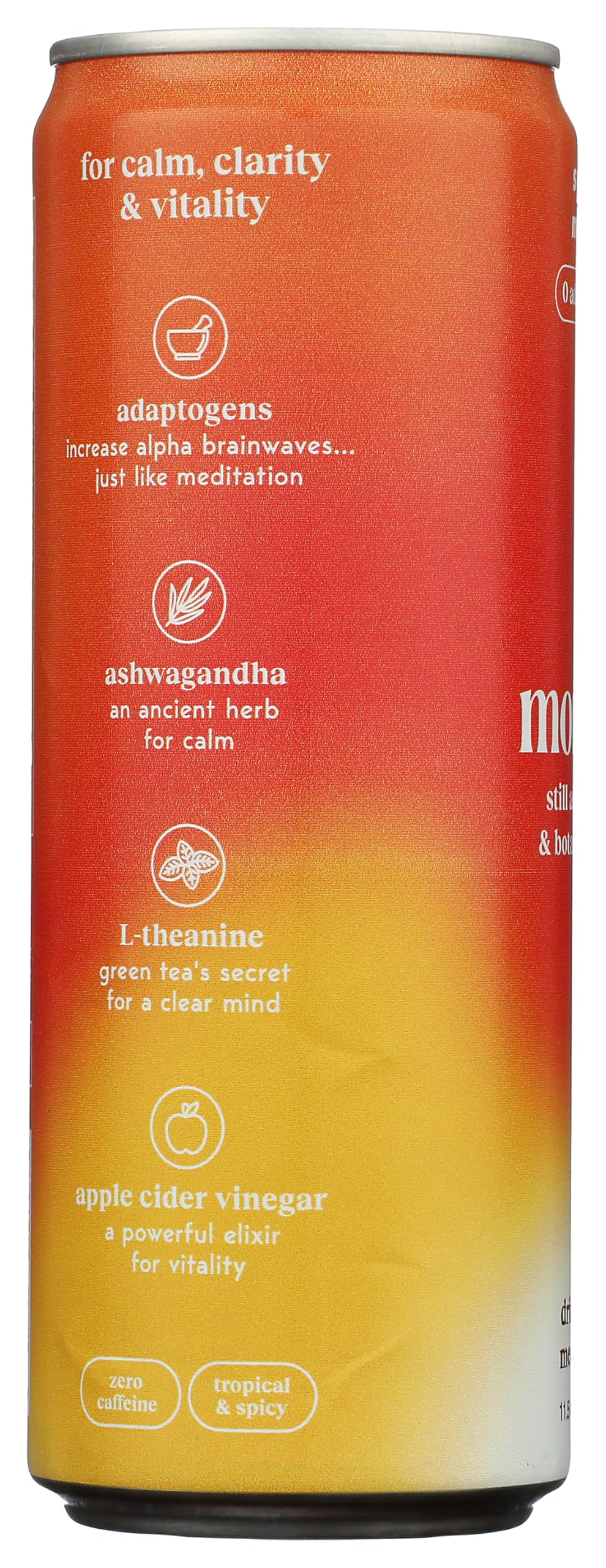 Moment Still Botanical Water, Spiced Mango, No Added Sugar, Caffeine Free, 11.5 Fluid Ounce (Pack of 12)