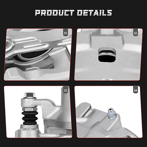 Miniatura 9 de Pinzas de freno para conductor delantero ROADFAR para Nissan Altima 2013-2019, 2014-2017 para Nissan Leaf