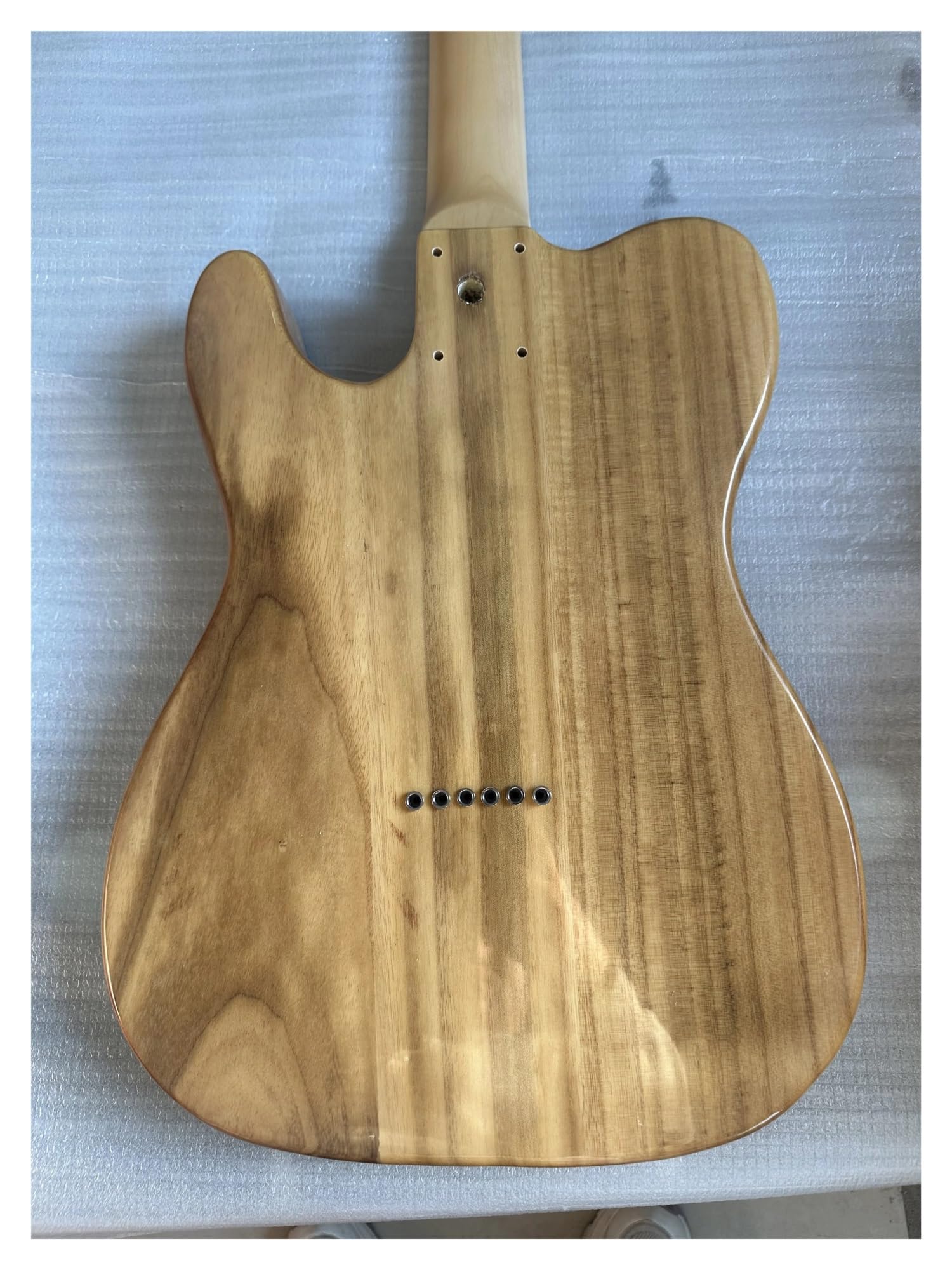 Corpo e manico for chitarra elettrica da 40 pollici a 12 corde con ponte Parti for chitarra fai-da-te Manico in acero con botte di Paulownia necessario farlo da soli