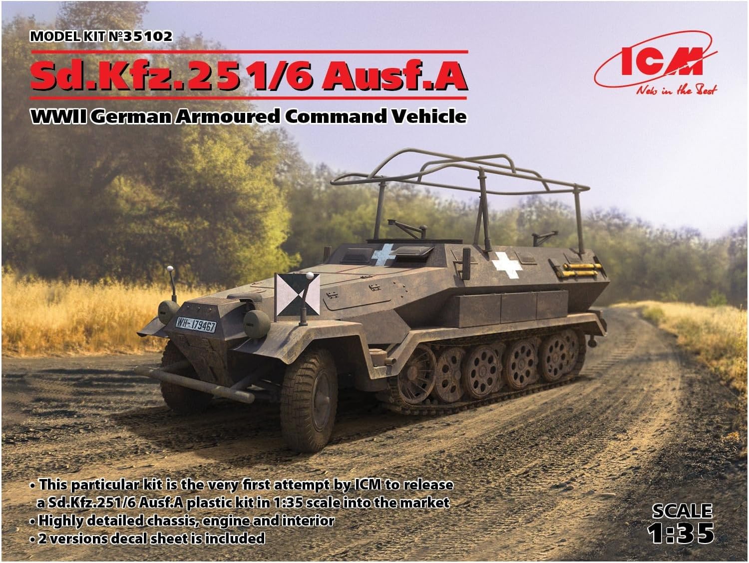 ICM 1:35 - Sd.Kfz.251/6 Ausf. A Armoured Command Vehicle
