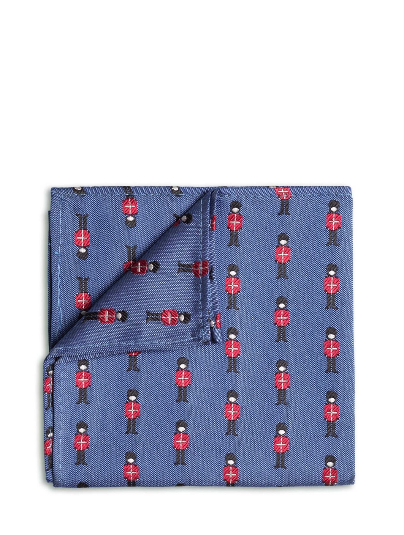 Paisley Of London Boys Blue Royal Queens Guard Hanky, One Size