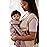 BabyBjrn Baby Carrier Mini, Dusty Pink, Woven | Newborn Carrier (7-25 lbs), Ergonomic, Easy-to-Use