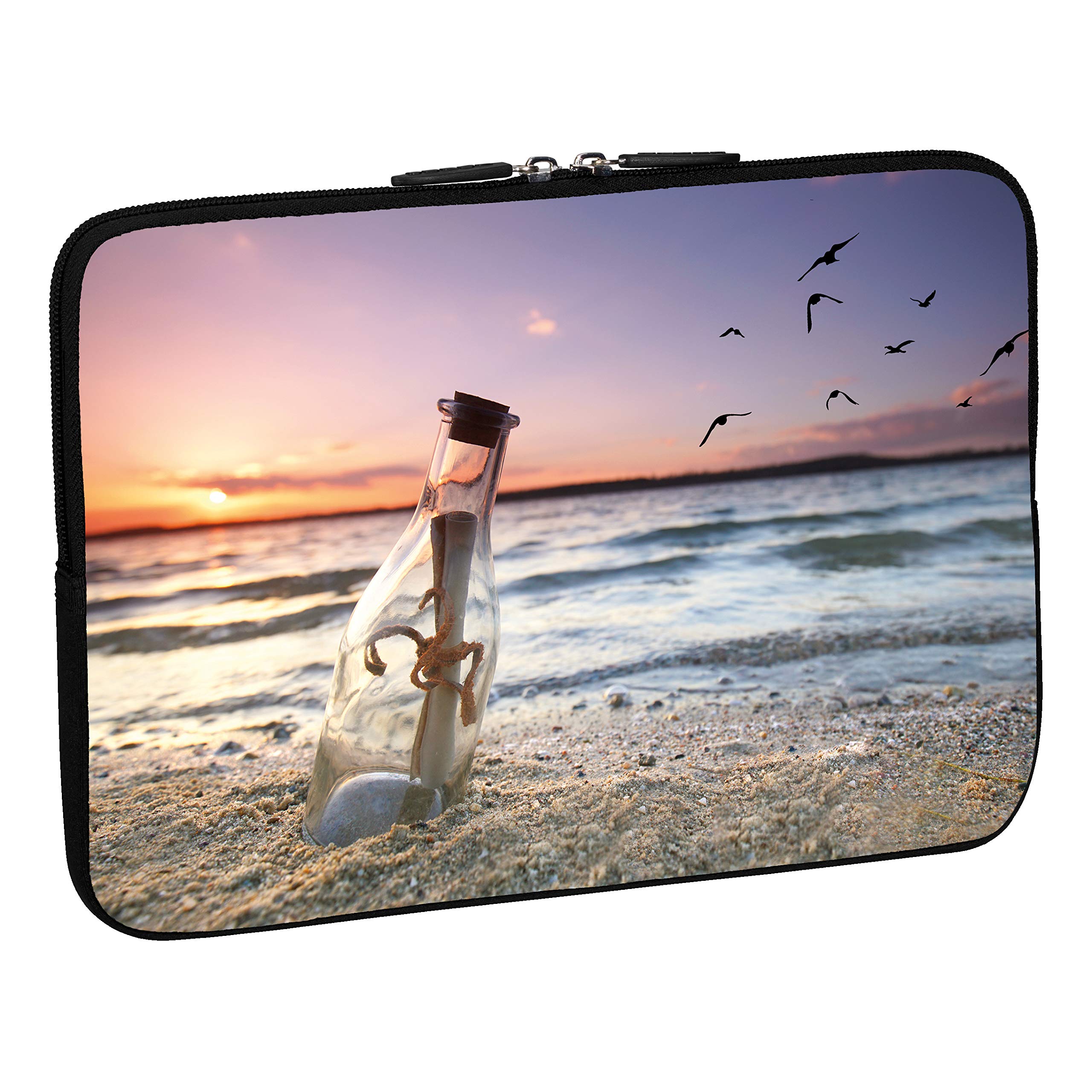 PEDEA Laptop Bag Case Design Sleeve for 15.6 inch, Purple Butterfly — view 19