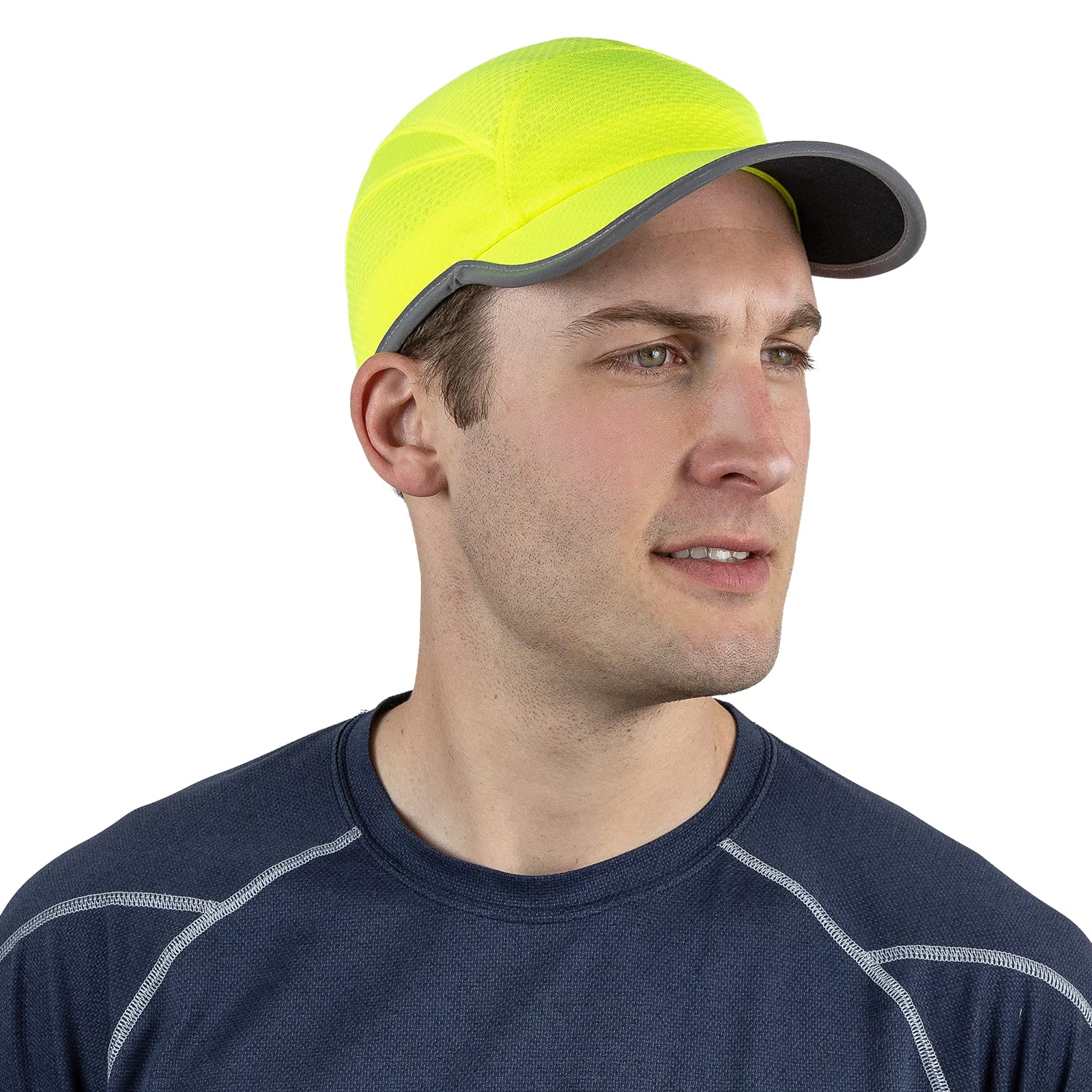TrailHeads Reflective Running Cap | A Quick Dry Hat for Men | The Flashback 360 Sports Cap - 3 Colors
