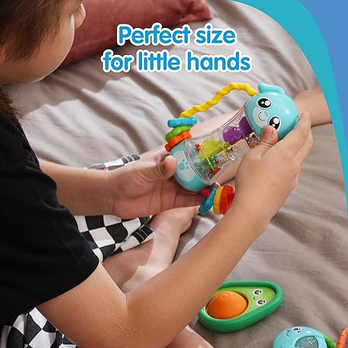 Miniatura 4 de HAP-P-KID Juego de sonajeros para bebé, sonajero sensorial para bebés, sonajero mordedor, desarrollo recién nacido, primer aprendizaje, regalos de