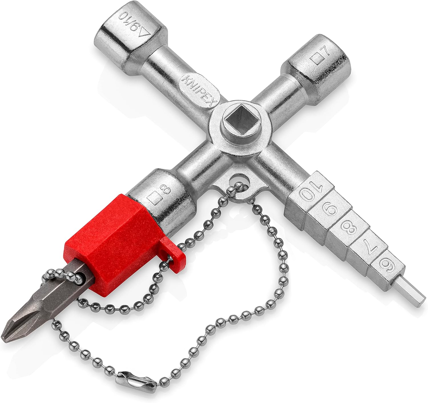 Knipex 00 11 04 Profi-Key for all standard shut-off systems
