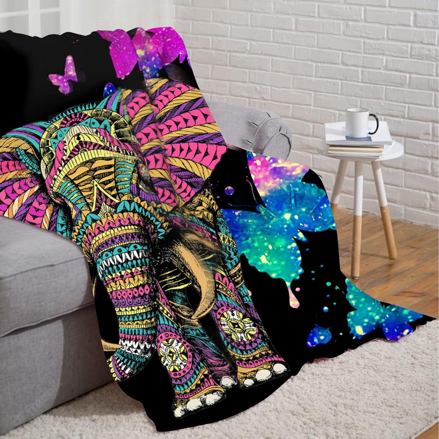 Vencede Elephant Blanket Adult Elephant Blankets for Women