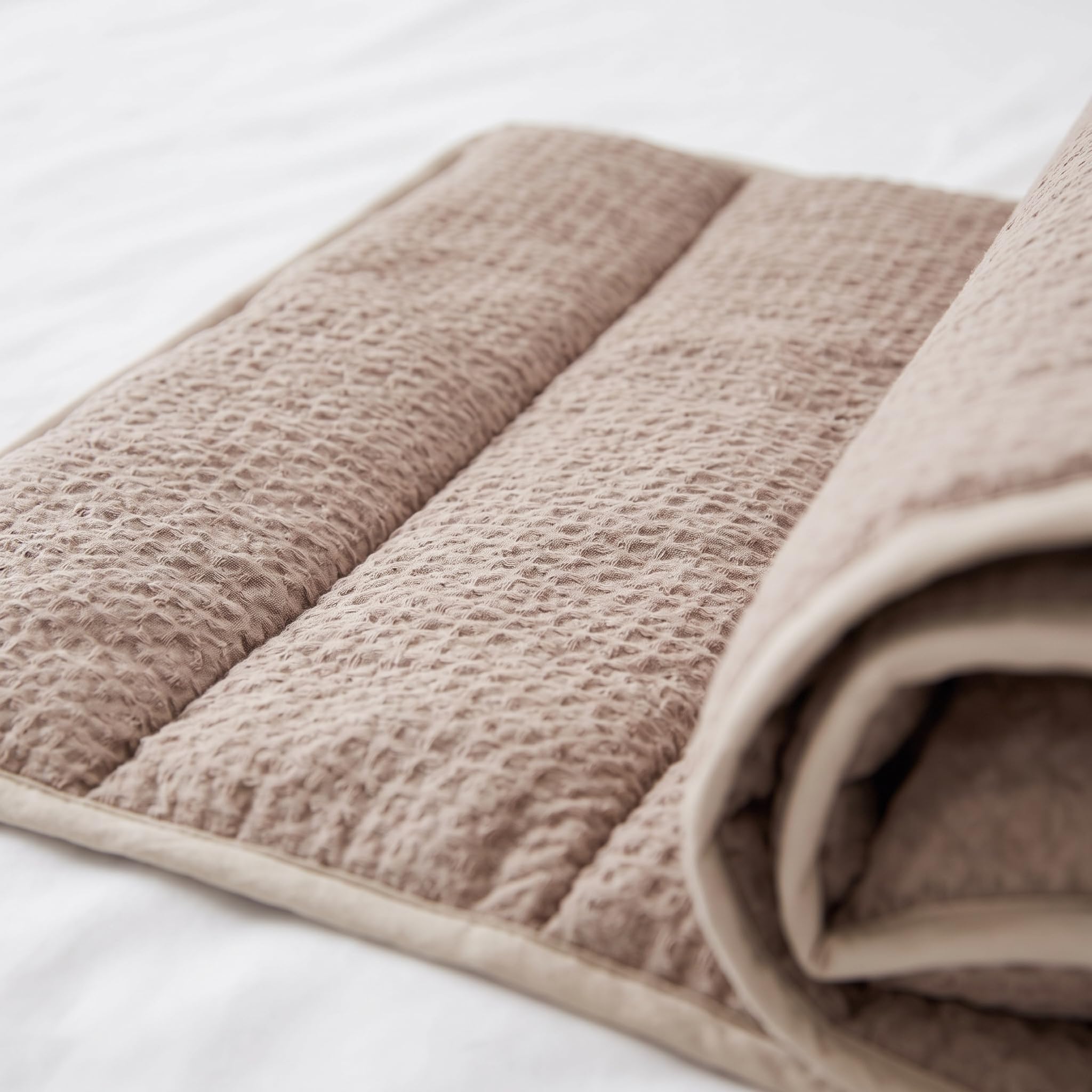 Almohada Viaje Algodón Plegable Ajustable para un scanso Óptimo, Azul