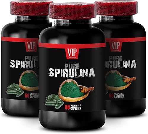 Miniatura 7 de SPIRULINA Cápsulas - Polvo de espirulina orgánica, apoyo inmunológico, nutrición limpia, fuerza natural, cápsulas de espirulina orgánica, apoyo