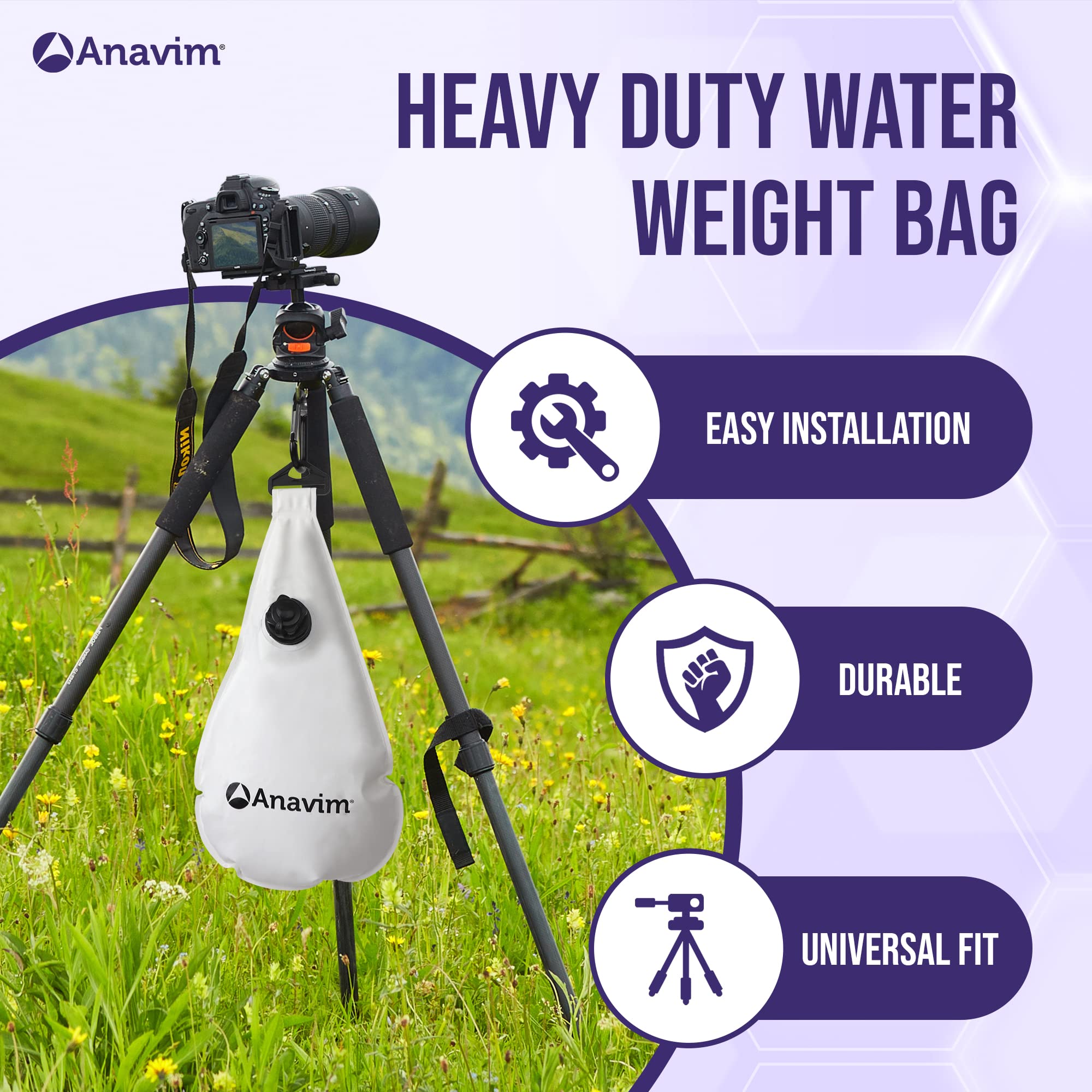 Sandbags For Weight Tripod Weight Water Filled For Stability, No
