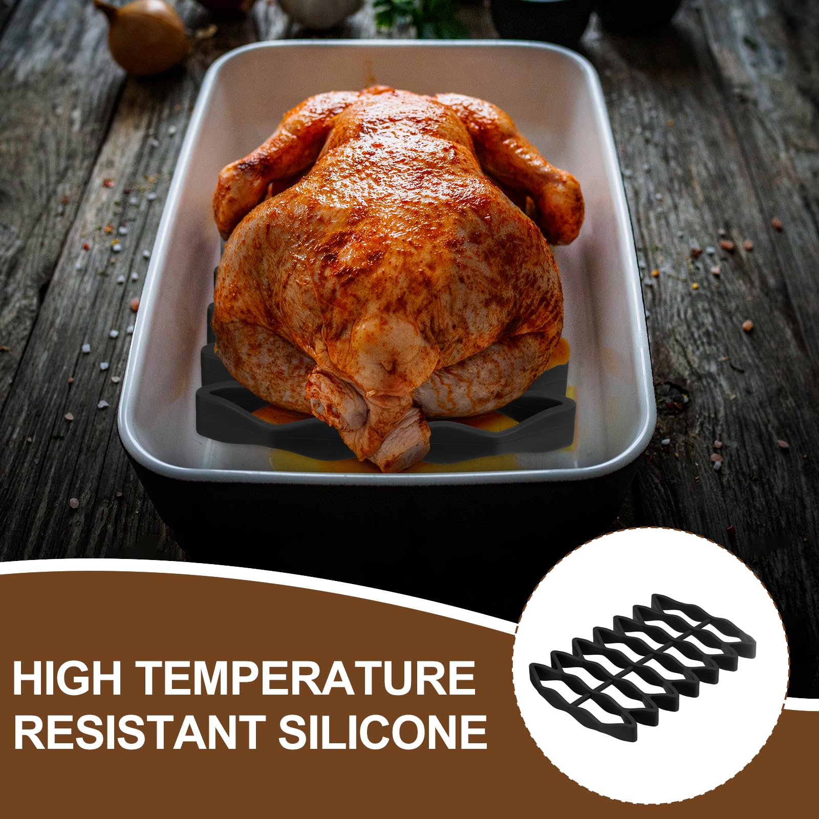 METALLIXITY Rostatura in silicone per forno antiaderente 23,4 x 15,5 cm