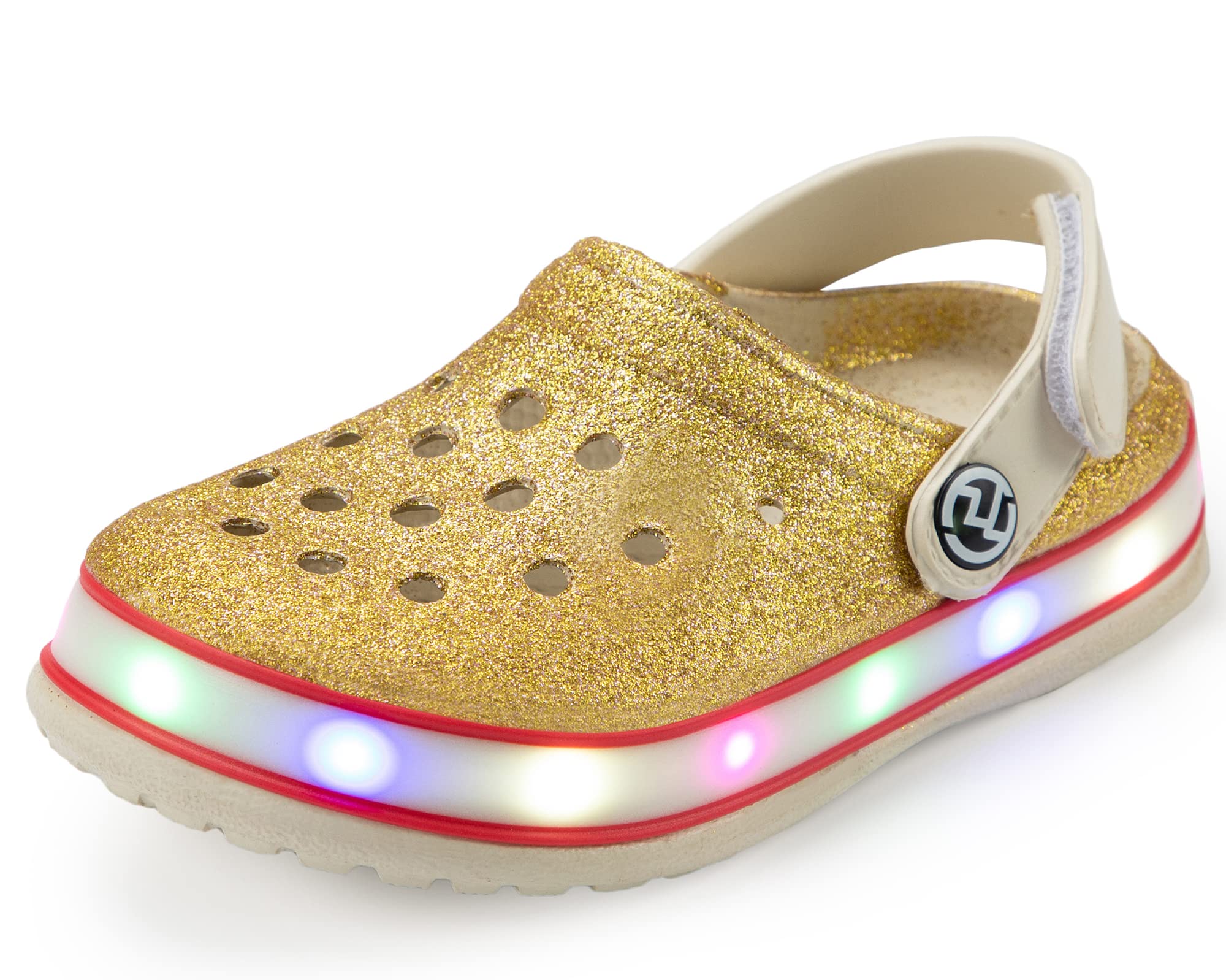 VIYEARKids Boys Girls LED Clogs Cute Lightweight Summer Slippers Garden Beach Sandals