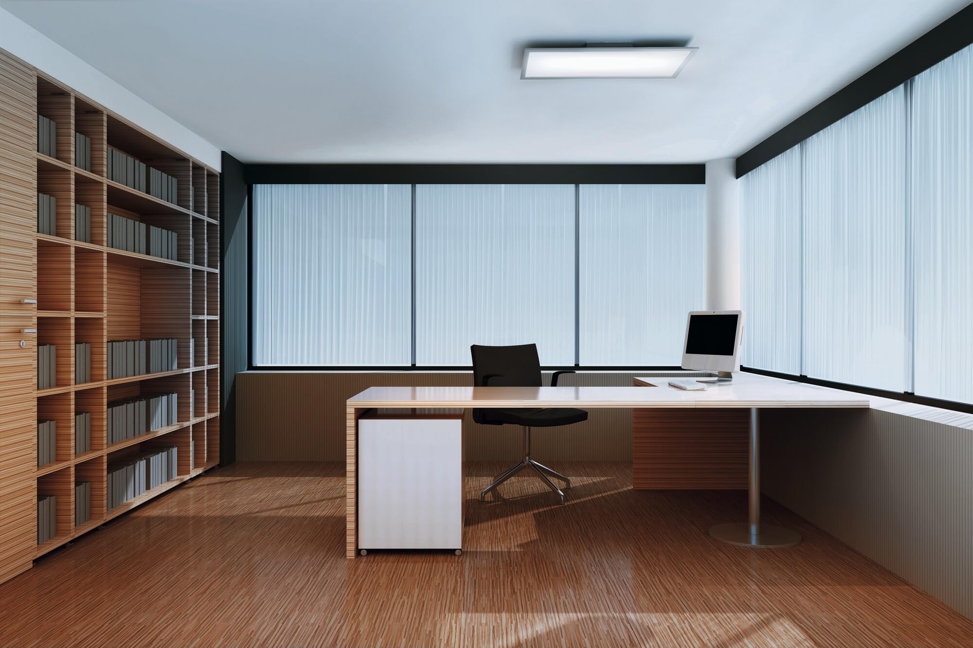 OSRAM SMART+ Matter PLANON PLUS PANEL LED ZMIENNA BIEL, 600x300mm, 22W, 1600lm, 3000-6500K, Matter WLAN | SMART+ MATTER Planon Plus Tunable White, oświetlenie ścienne do wnętrz, białe, 25000 h, opakowanie 1 szt