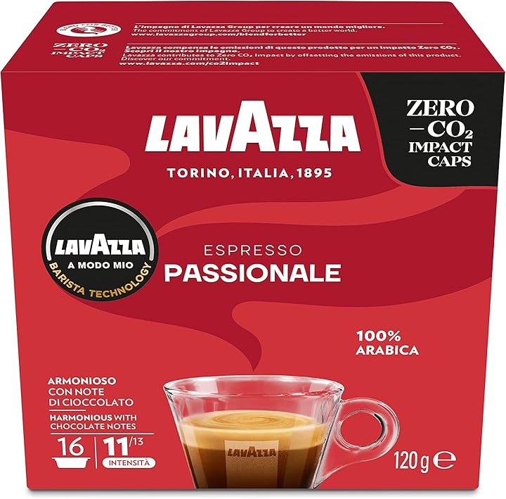 Lavazza 360 capsule caffè a modo mio passionale 100% arabica