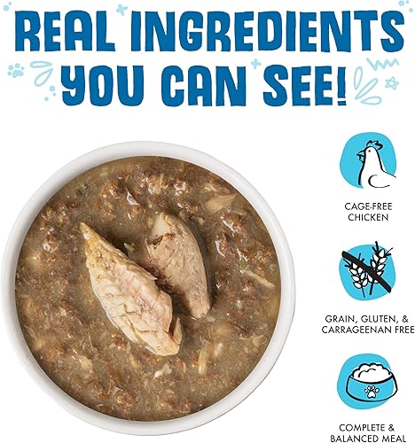 Miniatura 3 de Weruva Mack & Jack - Comida clásica para gatos, con caballa y listado a la parrilla en salsa, lata de 10 onzas (paquete de 12)