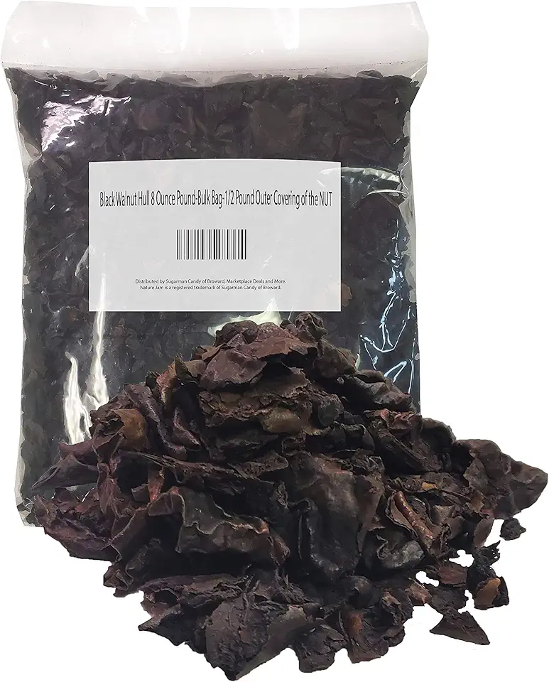 Bulk Black Walnut Hulls — 8 oz
