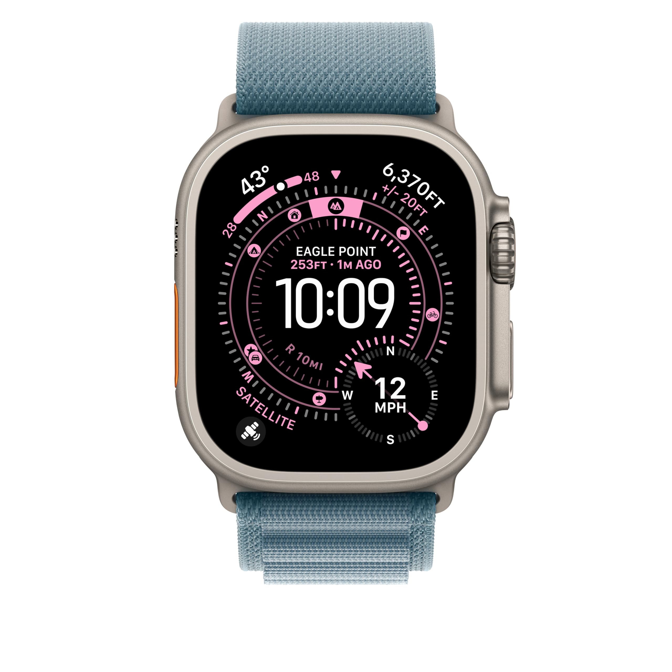 Apple Watch Band - Correa Loop Alpine - 49 mm - Azul claro - Talla S