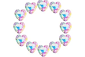 Colorful Crystal Heart Prism Chandelier Suncatcher Heaven Rainbow