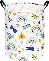 Vista 19 de KUNRO Round Laundry Gift Basket Storage Hamper Clothes Storage Basket Organizer Bin with Handles for Nursery Room