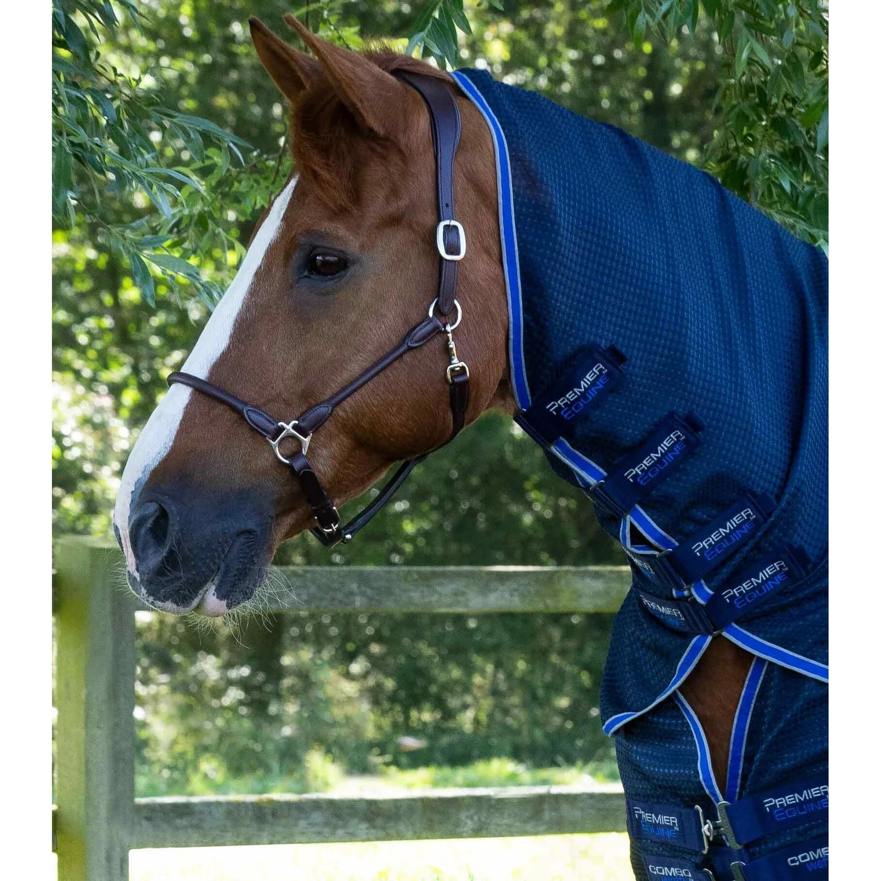 Premier Equine Manta secadora para caballos con cubierta de cuello