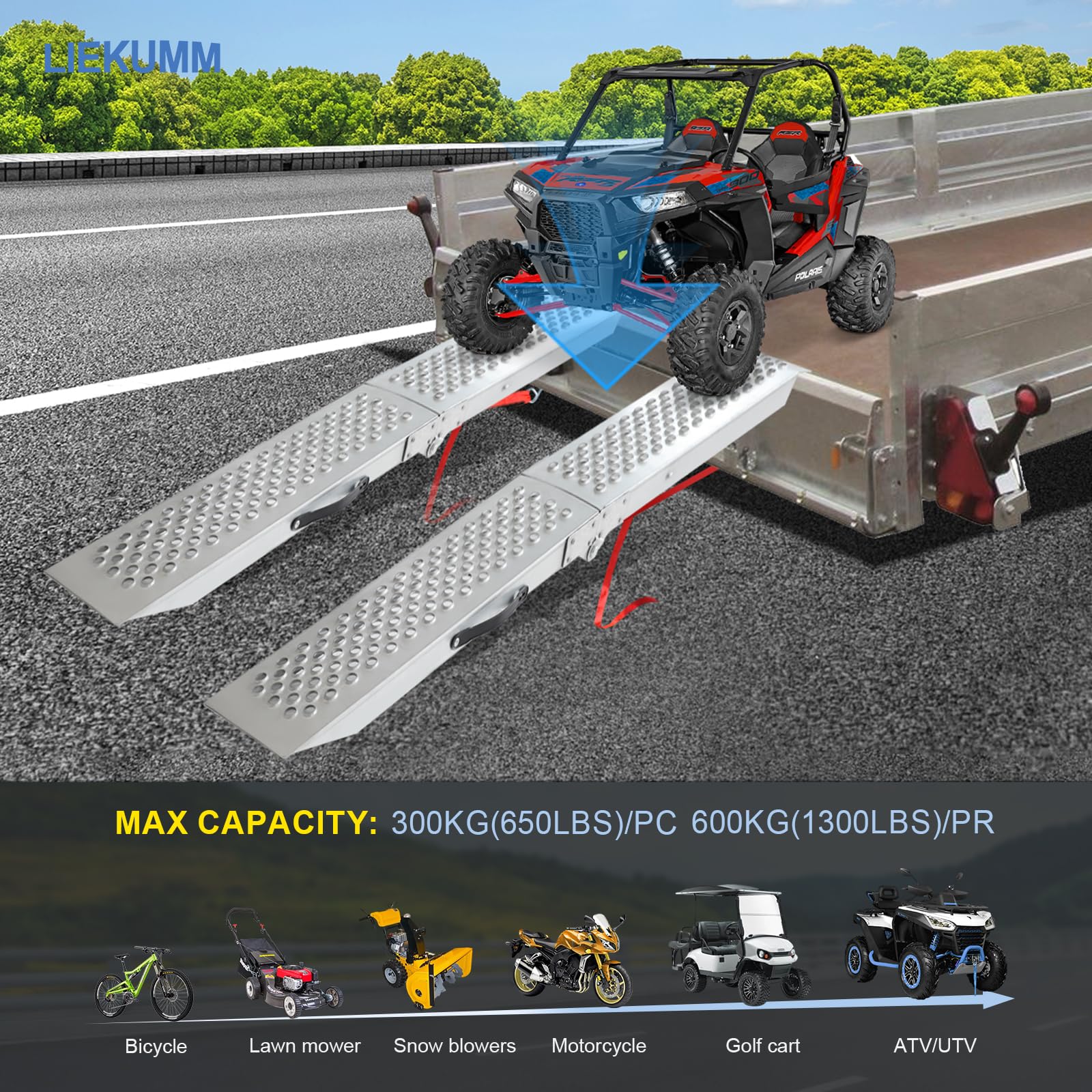 Legs For Ramp Motorcycle Ramp 2-Pack Aluminum Support Legs For Loading Ramps ...