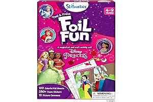 Skillmatics Fun Foil Disney Princess - No-Mess Creative Art & Craft Activity...