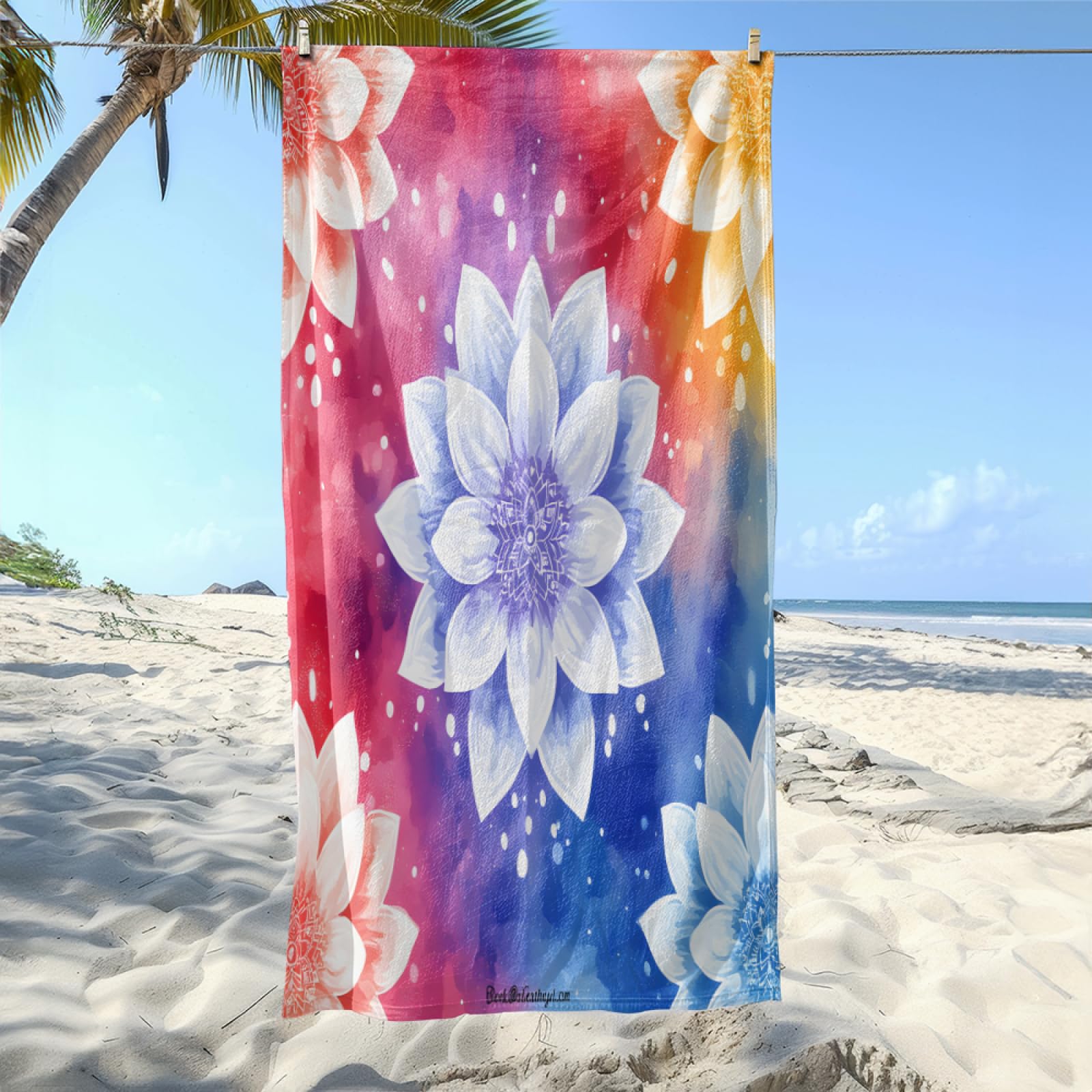 Serviette de Plage Jaune Bleu Drap de Plage Anti Sable Portable Serviette de Bain XXL Piscine Toilette Sport Microfibre Ultraléger Towel Absorbant Séchage Rapide 200x220