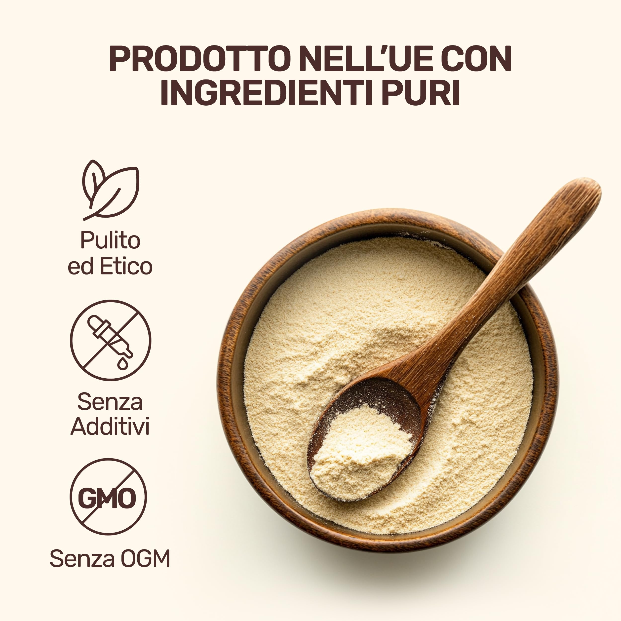 EASY YUMMY - Brodo di Pollo in Polvere (300 g), 100% Brodo di Pollo senza Additivi