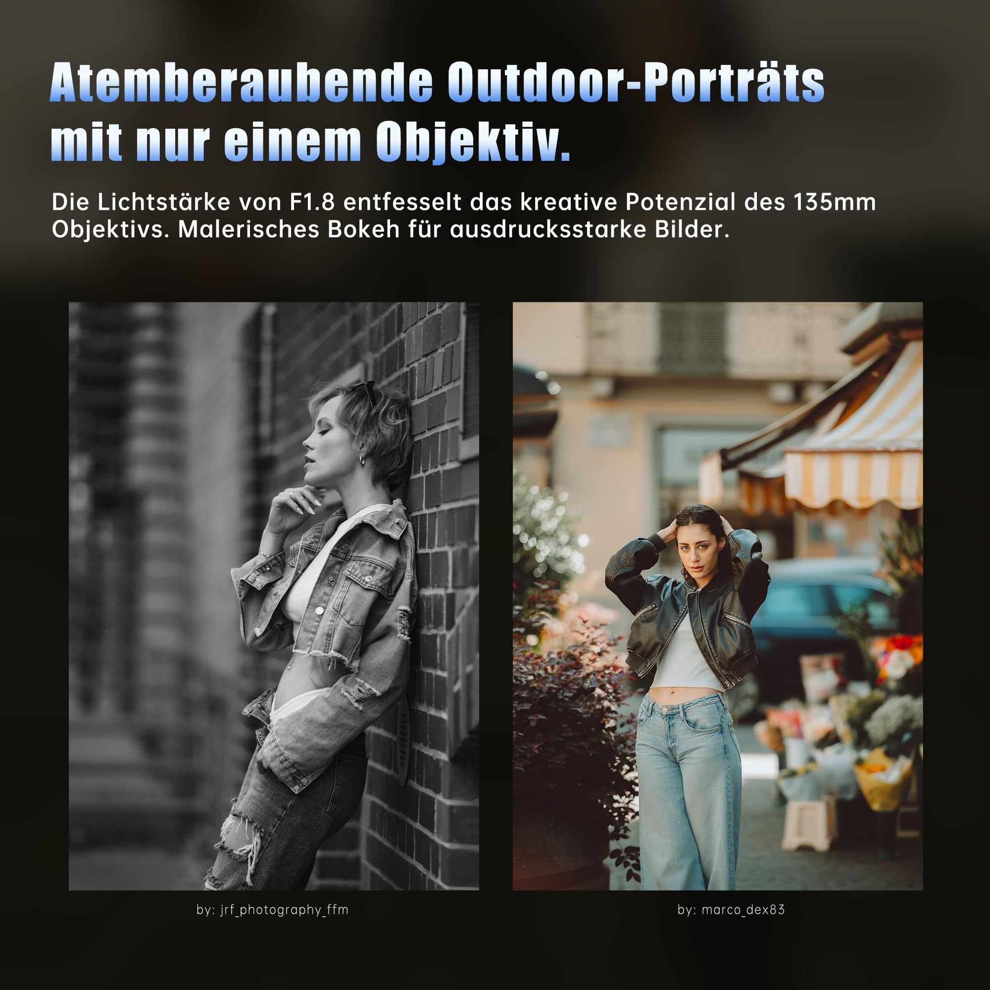 7artisans Autofokus 135 mm F1.8 Vollformatobjektiv, Unterstützt Automatische/Manuelle Fokussierung, kompatibel mit spiegellosen Kameras der Nikon Z-Mount-Serie Z9,Z8,Z7,Z72,Z6,Z62,Z63,Zf,Z5,Z5II