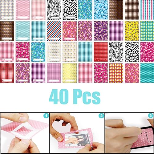 Miniatura 8 de BigTrend - Álbum de película de papel fotográfico de 2 x 3 pulgadas para cámara Fujifilm Instax Mini, Polaroid Snap, Z2300, cámaras instantáneas