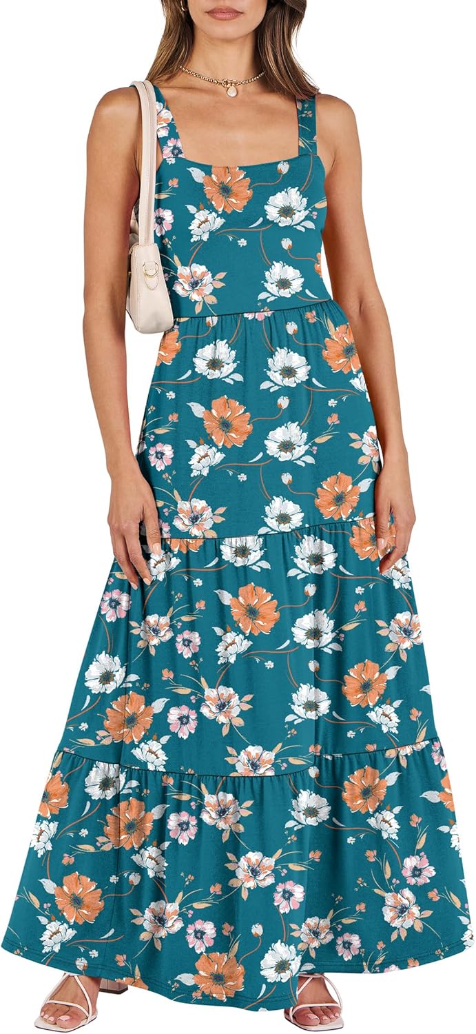 Orange White Floral