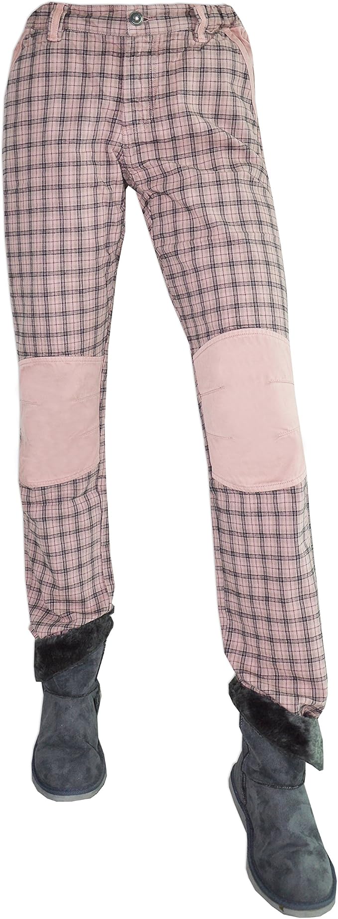 Think Pink Pantalone calanque Donna Invernale Check con Toppa Unita : Amazon.it:  Sport e tempo libero