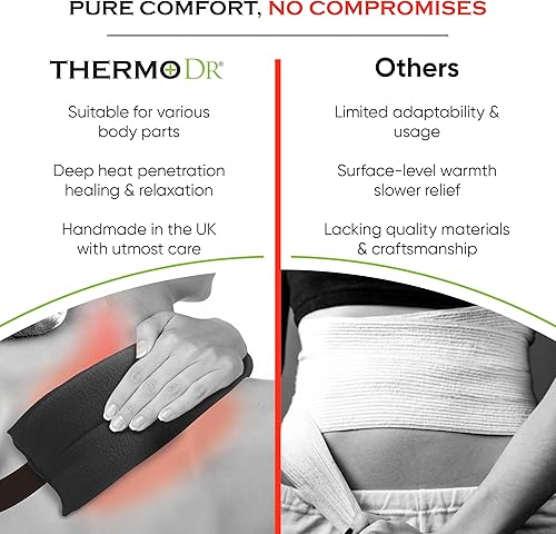 Miniatura 4 de Bolsas de trigo para microondas, almohadilla térmica sin perfume para microondas con trigo limpio del Reino Unido para molestias corporales