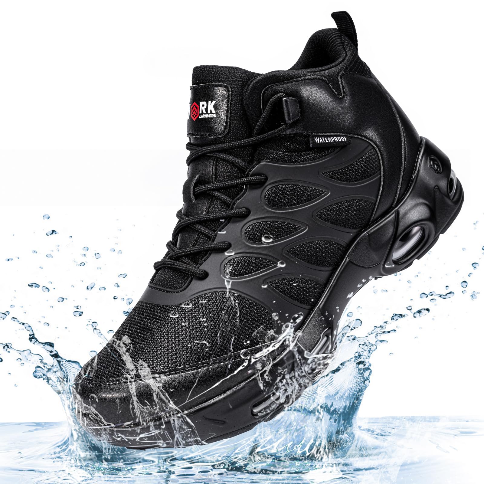 Bogs Men's Industrial Slip On Waterproof Work Shoe, Black, 12 D(M) US