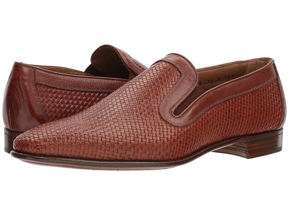 

Gravati Woven Loafer (Cognac) Men's Slip on Shoes