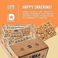 Vista 24 de Lenka Bars - Omega Snack Bars, Gluten Free, High Fiber, Kosher, Wholesome, No Artificial Flavors, Individually Wrapped - 12 Pack
