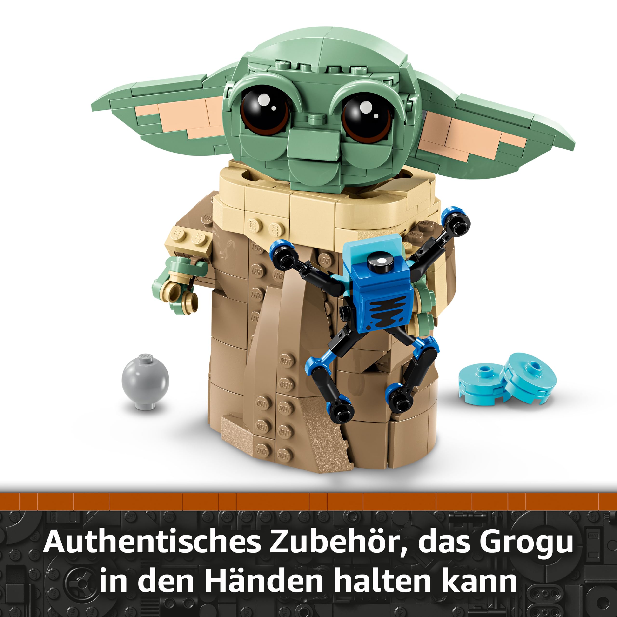 LEGO Star Wars 75403 Grogu in Seiner Repulsorwiege aus The Mandalorian - Minifigur zum Sammeln - Modell zum Bauen, Spielen und Ausstellen - Wohn-Deko - Geschenk für Jungen und Mädchen ab 10 Jahren