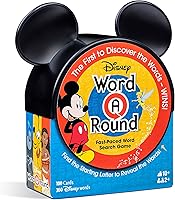 Vista 5 de ThinkFun Think Fun Disney WordARound: Lee la palabra alrededor de la tarjeta Trivia Juego para mayores de 10 años