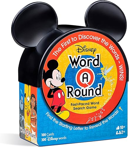 Miniatura 7 de ThinkFun Think Fun Disney WordARound Lee la palabra alrededor de la tarjeta Trivia Juego para mayores de 10 años