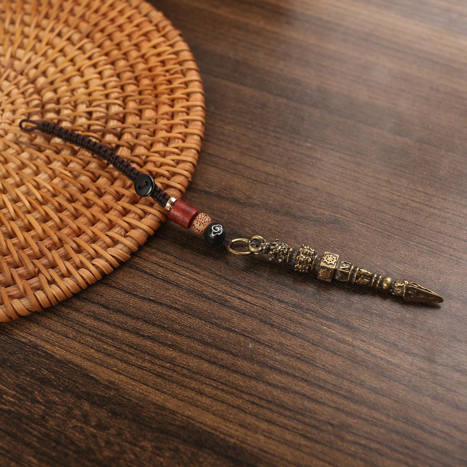 NBKLSWSUI Vajra Pendant A Creative Fusion Of Traditional Modern Art, 2