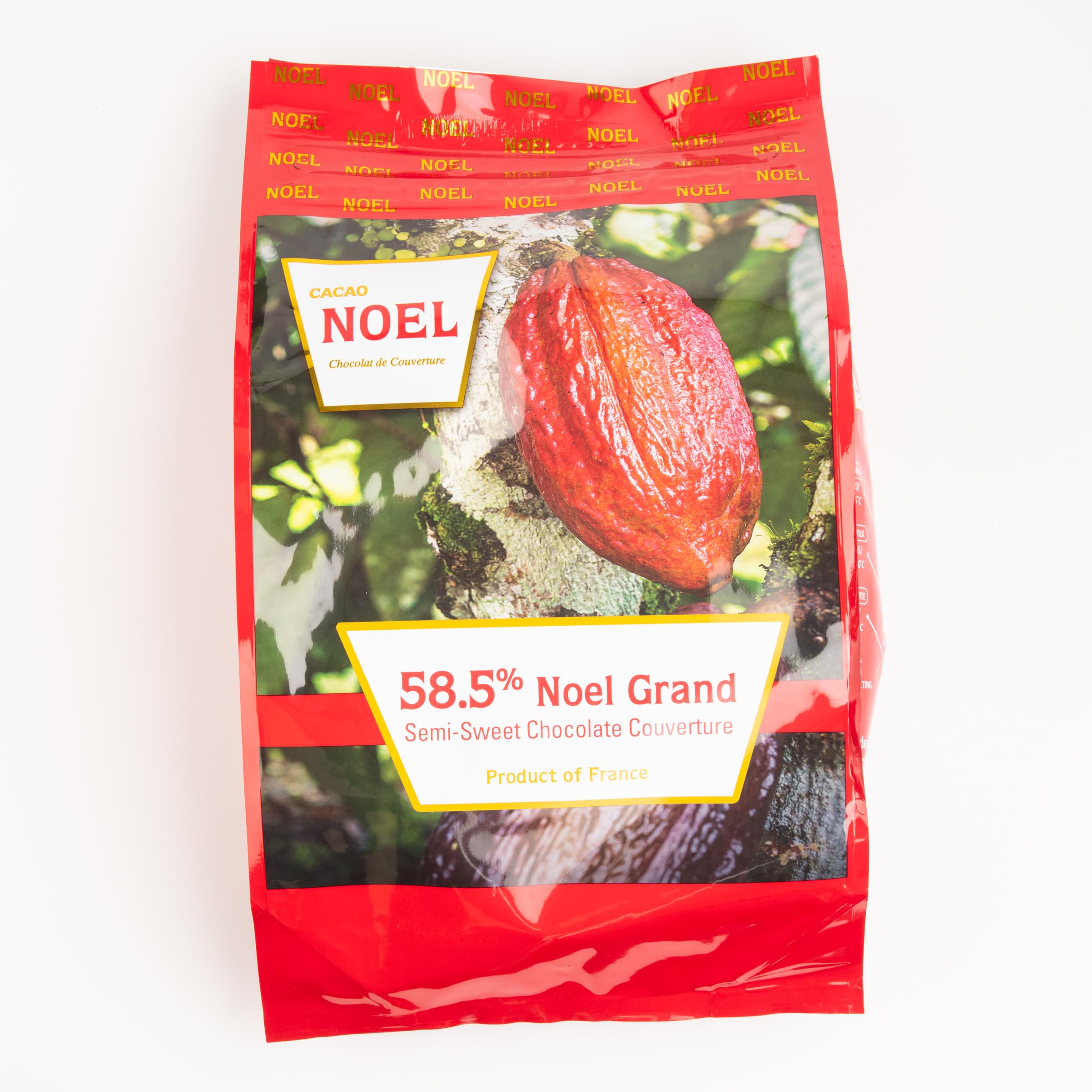 Amazon.com : Noel Dark Chocolate Pistoles - Semisweet 58.5%, Grand