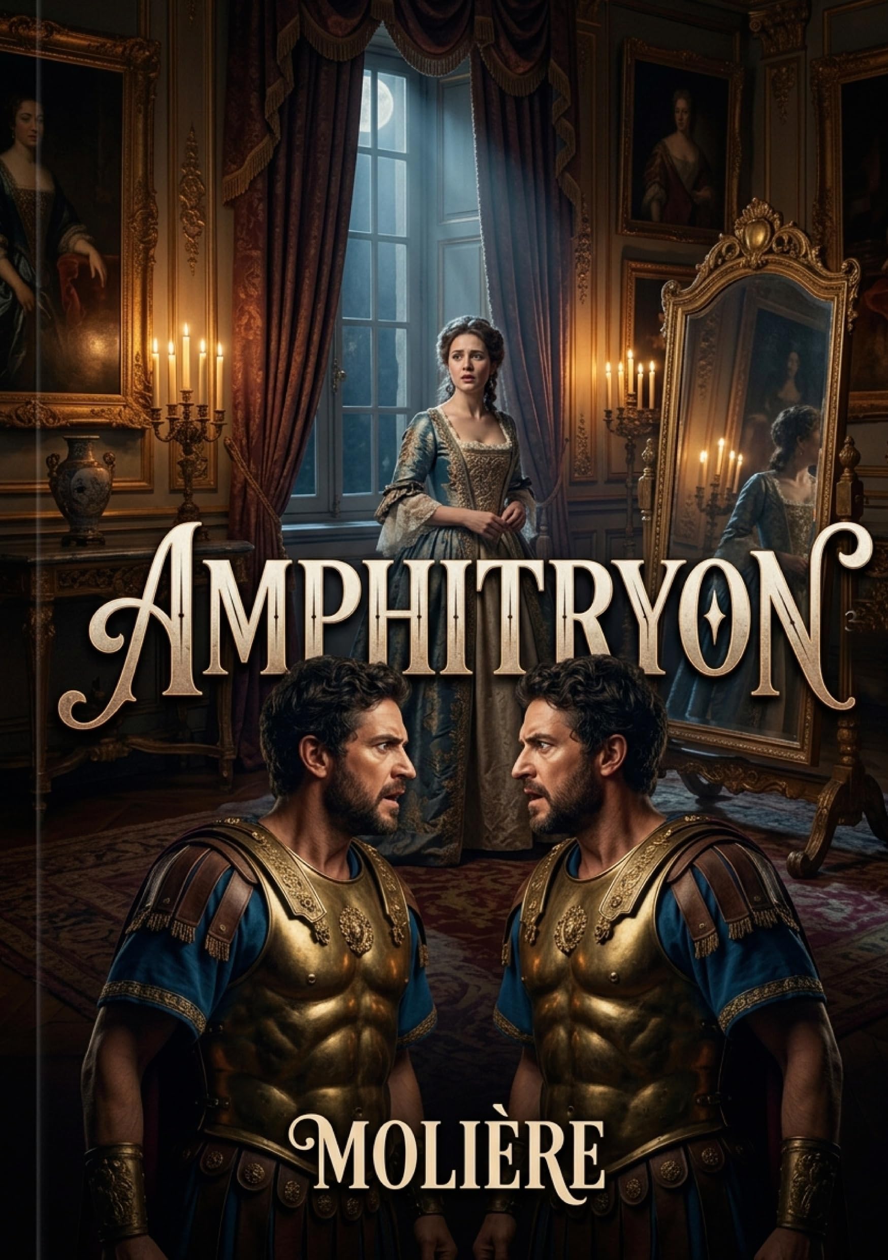 Amphitryon: La comédie Amphitryon de Molière, une pièce où les dieux s'immiscent dans les affaires humaines, offrant un regard satirique sur le pouvoir et l'identité.