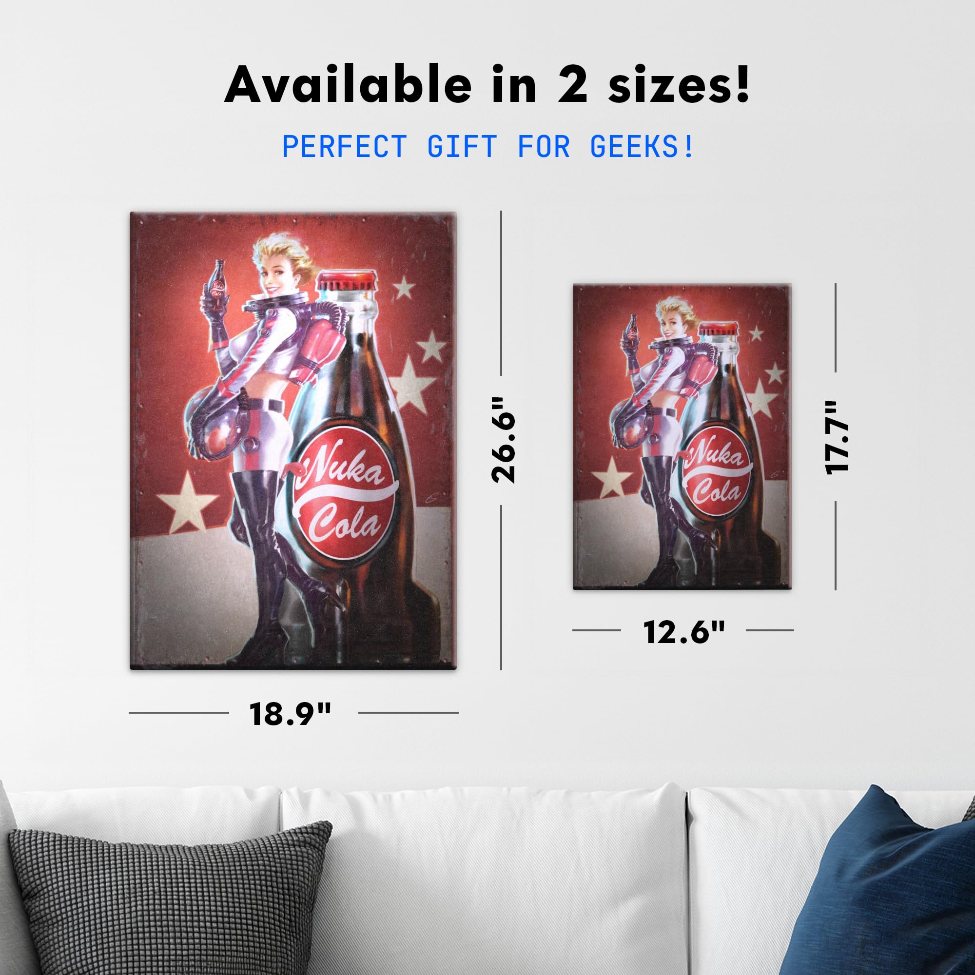 Amazon.com: Displate Official Fallout Metal Poster Magnetic