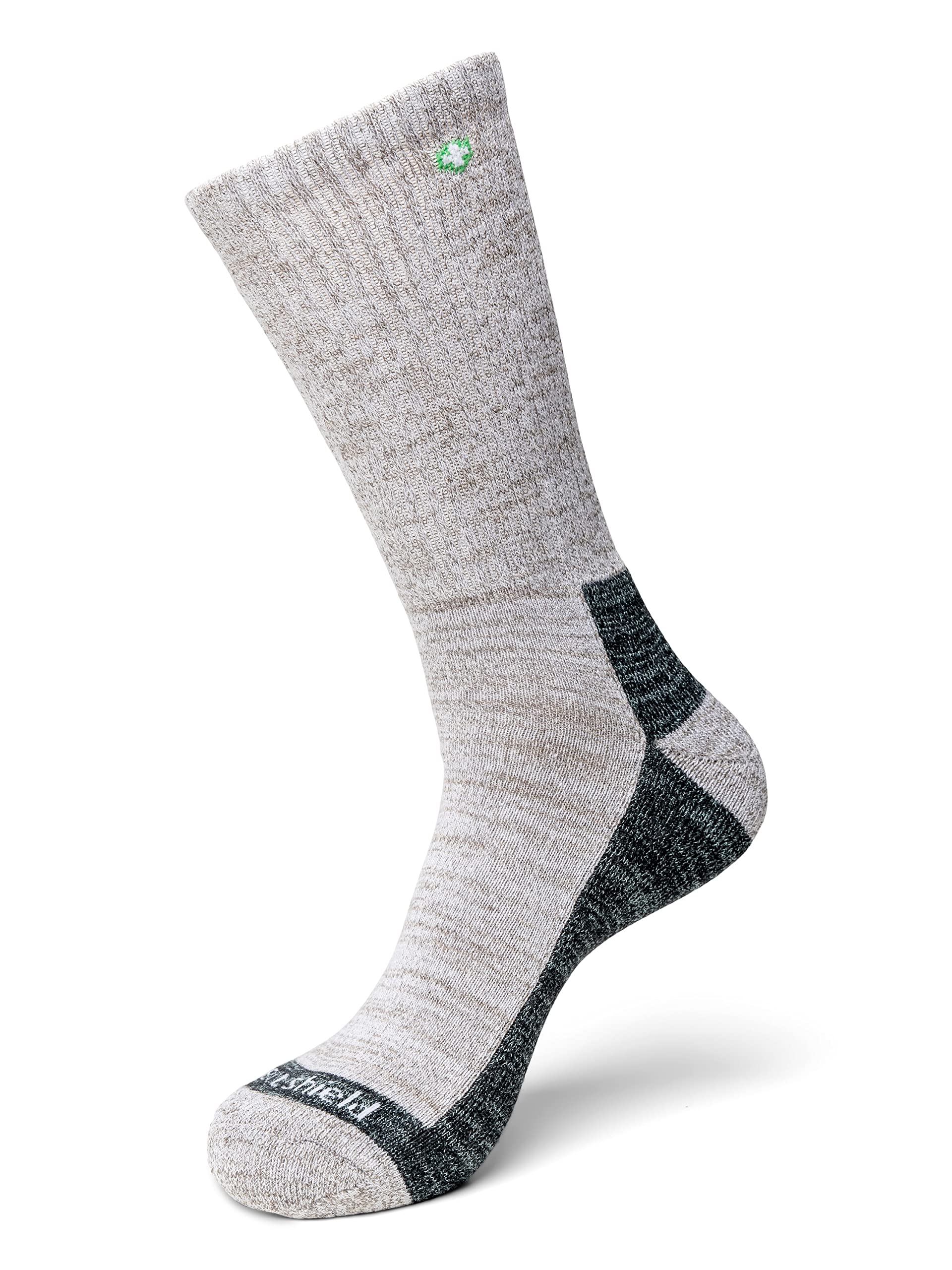 Insect Shield Midweight Hiker, Stretchy and Comfortable Crew Socks with Padding and Tick Protection