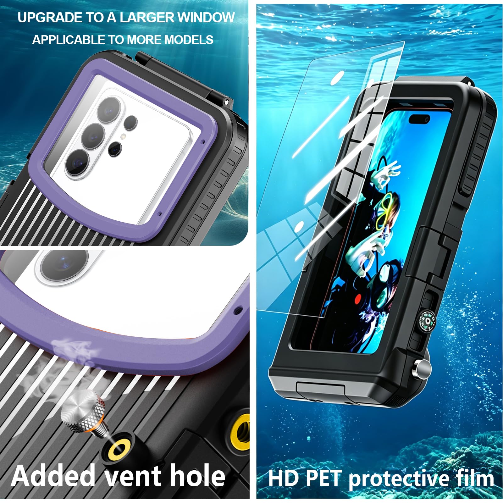 ShellBox Case Custodia rigida impermeabile IP68 per Samsung Galaxy