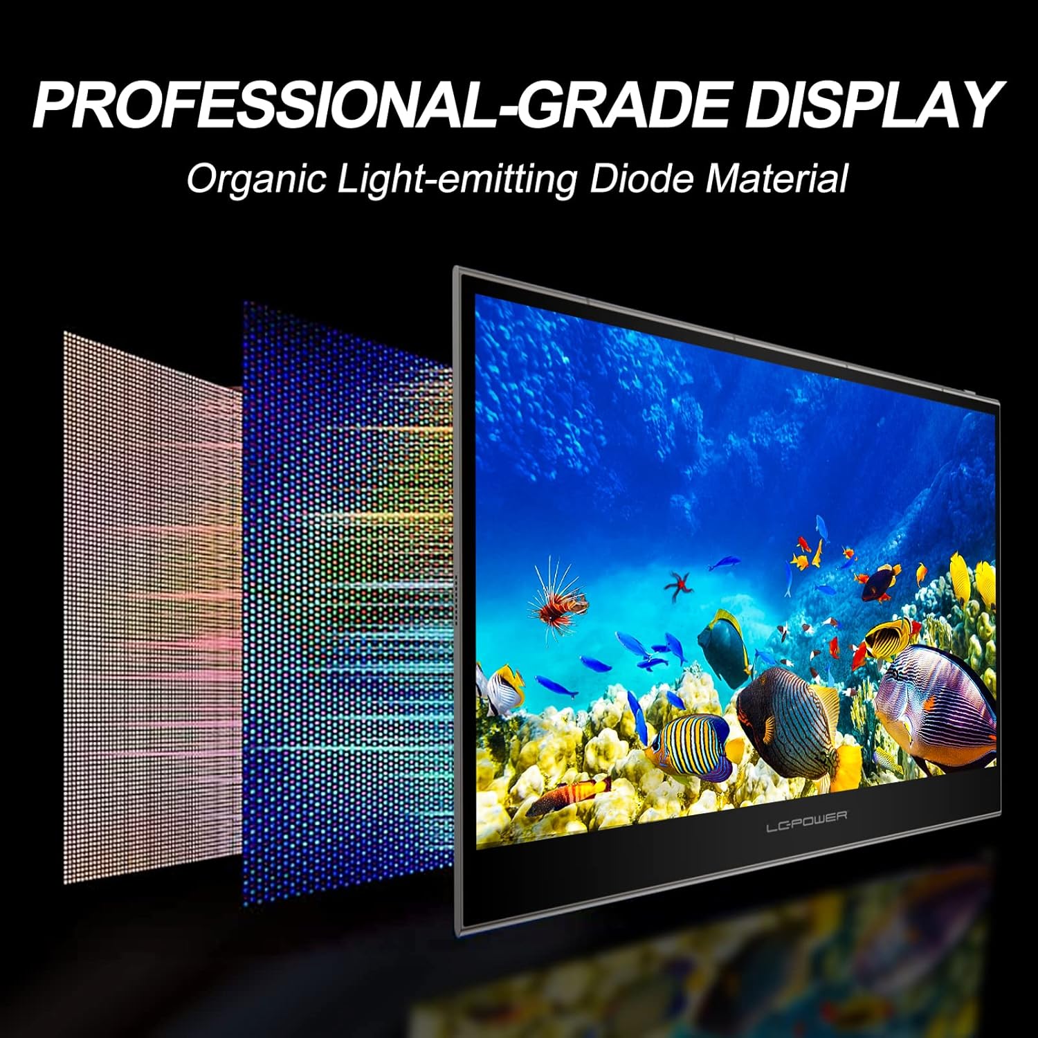 LC-Power LC-M16-4K-UHD-P-OLED Portable 15,6 4K UHD Monitor 3840 x 2160, 60Hz, OLED Panel, Touch Screen LC-Power LC-M16-4K-UHD-P-OLED Portable 15,6 4K UHD Monitor 3840 x 2160, 60Hz, OLED Panel, Touch Screen