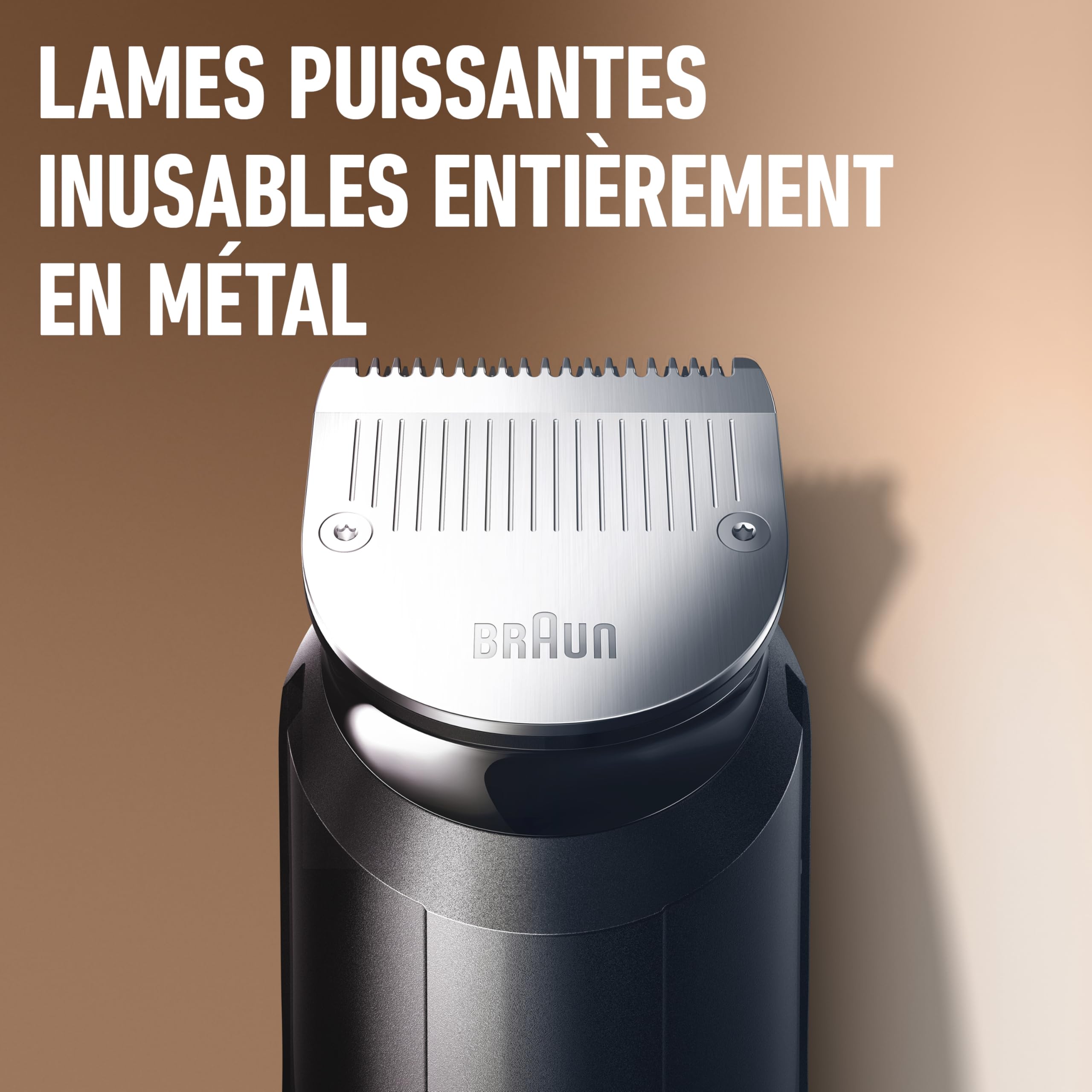 King C. Gillette Kit Barbe Homme, Tondeuse Electrique et 2 Soins Visage | 40 Longueurs, Lames Inusables en Métal, Coffret avec Nettoyant 3-en-1 60 ml, Baume Adoucissant 25 ml