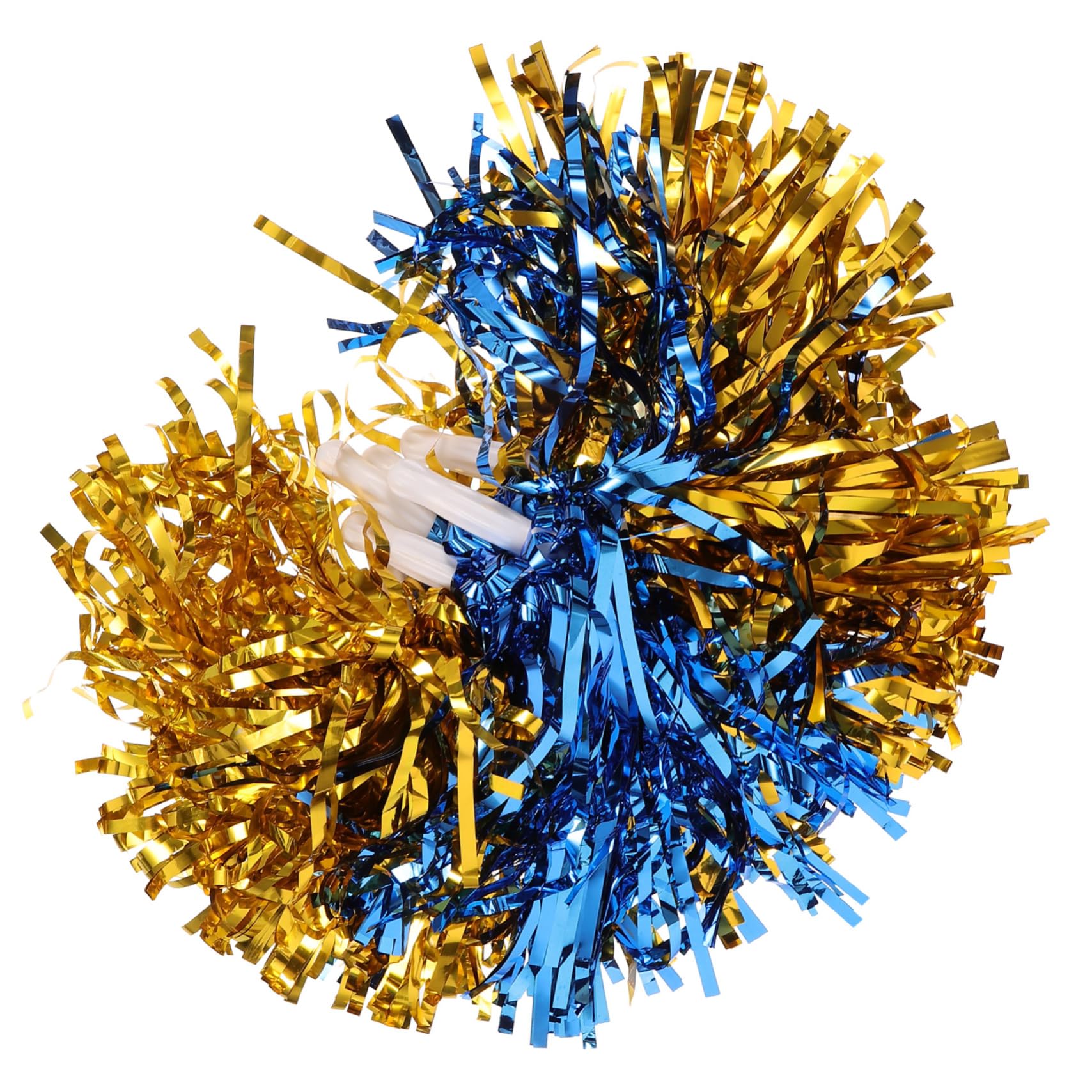 GALPADA 12pcs Cheerleader Pompoms Props Pom Poms Cheerleading Reusable Cheerleader Pompoms Sports Event Decorations
